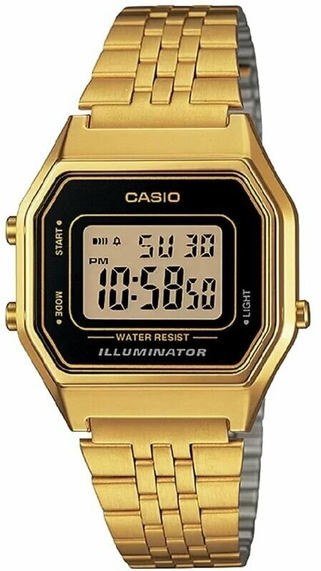 Наручные часы CASIO Collection 76915, черный, золотой