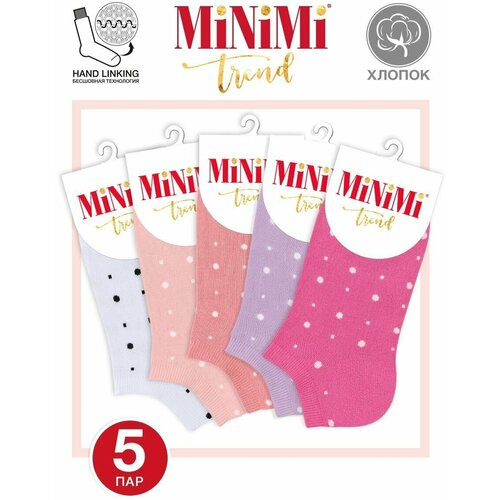фото Носки minimi, 5 пар, размер 35-38 (23-25), мультиколор