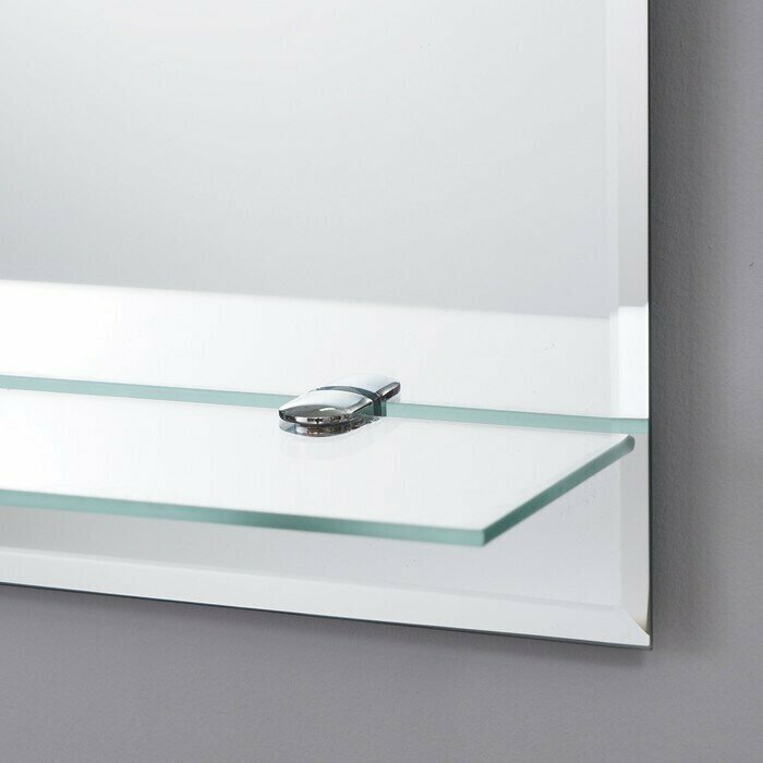 Зеркало настенное "Модерн-Люкс" 50х68,7 см, с полочкой - фотография № 3
