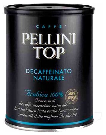 Кофе молотый Pellini Top Decaffeinato Naturale (Топ без кофеина) ж/б, 2x250г - фотография № 2