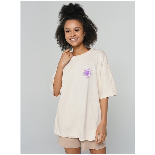 фото Футболка твое 80771 цвет: светло-бежевый m