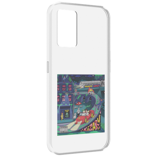 Чехол MyPads Яд (альбом Kizaru) для Oppo K10 4G задняя-панель-накладка-бампер