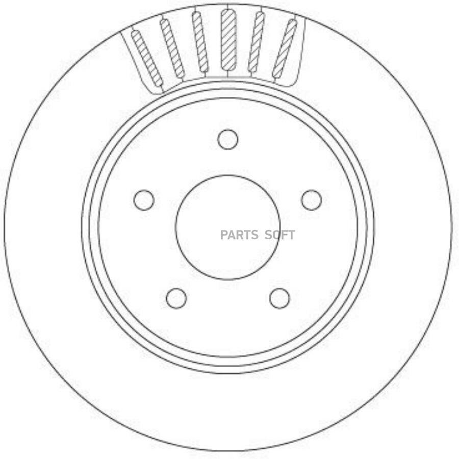 Тормозной Диск TRW арт. DF6789
