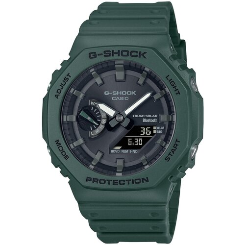 Наручные часы CASIO G-Shock 77386, зеленый, черный casio g shock ga 2100pts 8a tone on tone