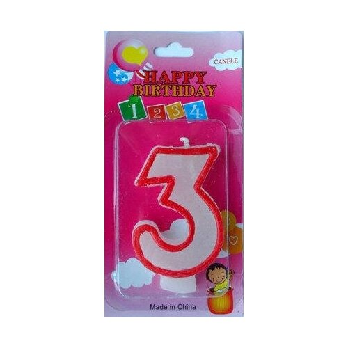 Хорошо Свеча-цифра 