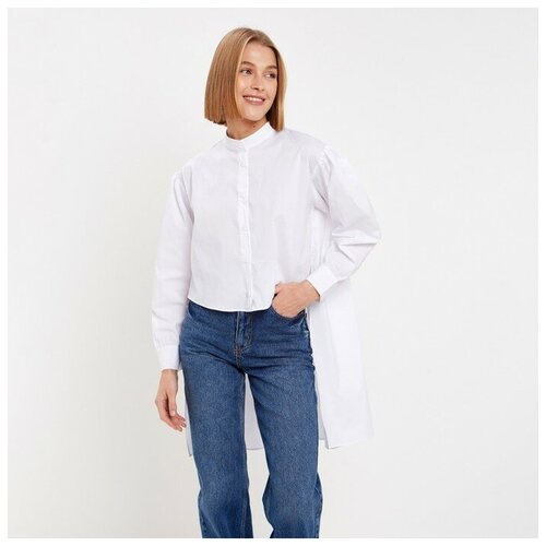 Блуза Minaku, размер 40, белый блузка женская minaku casual collection цвет белый размер 54