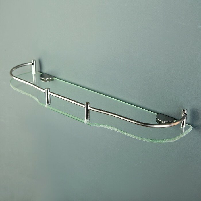 Stölz Полка для ванной комнаты Штольц Stölz 40×11×4 см металл стекло