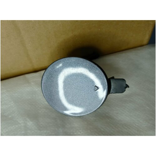 Заглушка в цвет под крюк Hyundai solaris 2 Хендай Соларис (2017-2020) U4G -URBAN GREY- Серый