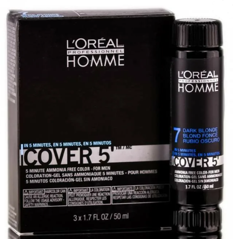 Loreal Professionnel Homme Kавер 5 тонирующий гель (Loreal Professionnel, ) - фото №3