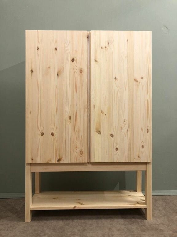 Шкаф деревянный IKEA IVAR 83 см на деревянной напольной подставке IKEA IVAR - фотография № 2