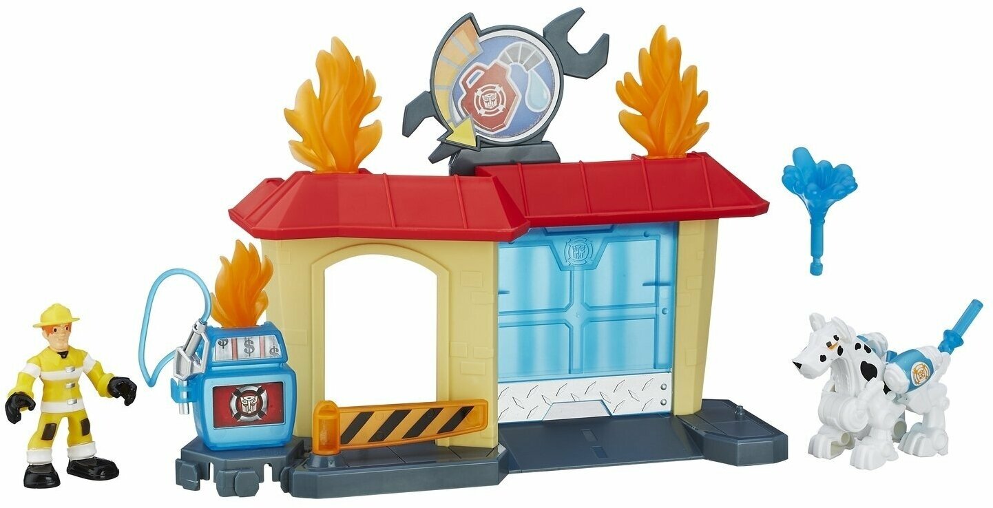 Игровой набор Playskool Трансформеры спасатели: Пожарная часть Хитвейва