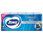 Платки носовые ZEWA Delux, 3-х слойные, 10 шт. х (спайка 10 пачек), 51174, 2 шт. - изображение