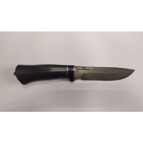 фото Булатный нож r007, златоуст (стабилизированный граб) булатная сталь сергея баранова