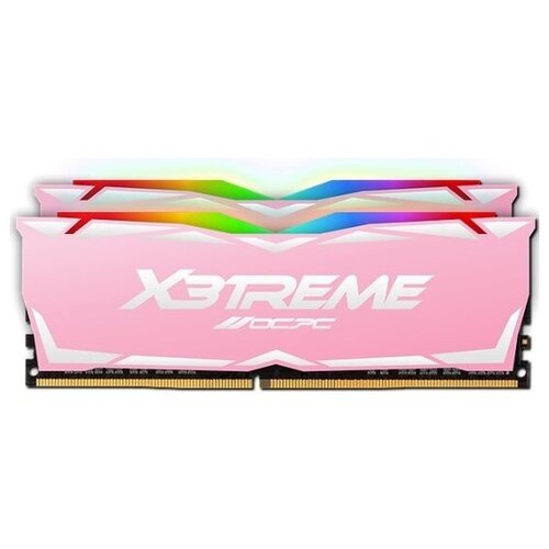 Оперативная память 16Gb 8Gbx2 OCPC X3 RGB MMX3A2K16GD436C18PK DDR4 3600Mhz DIMM RGB CL18 PINK 710000₽