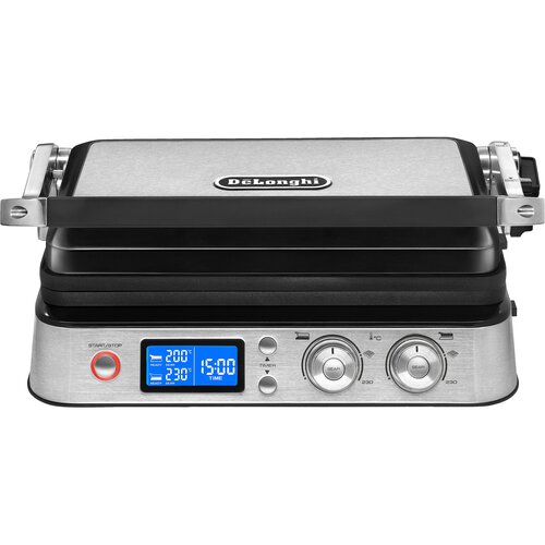 электрогриль delonghi cgh1012d sp Гриль De'Longhi MultiGrill CGH 1012D, серебристый/черный