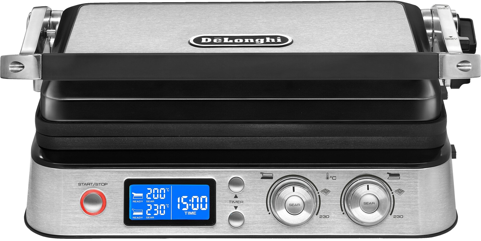 Гриль DeLonghi CGH 1012D серебристый