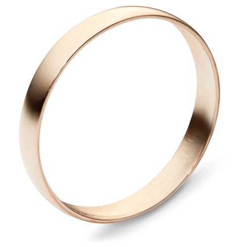 фото Эстет обручальное кольцо из красного золота 01о010182, размер 16.5