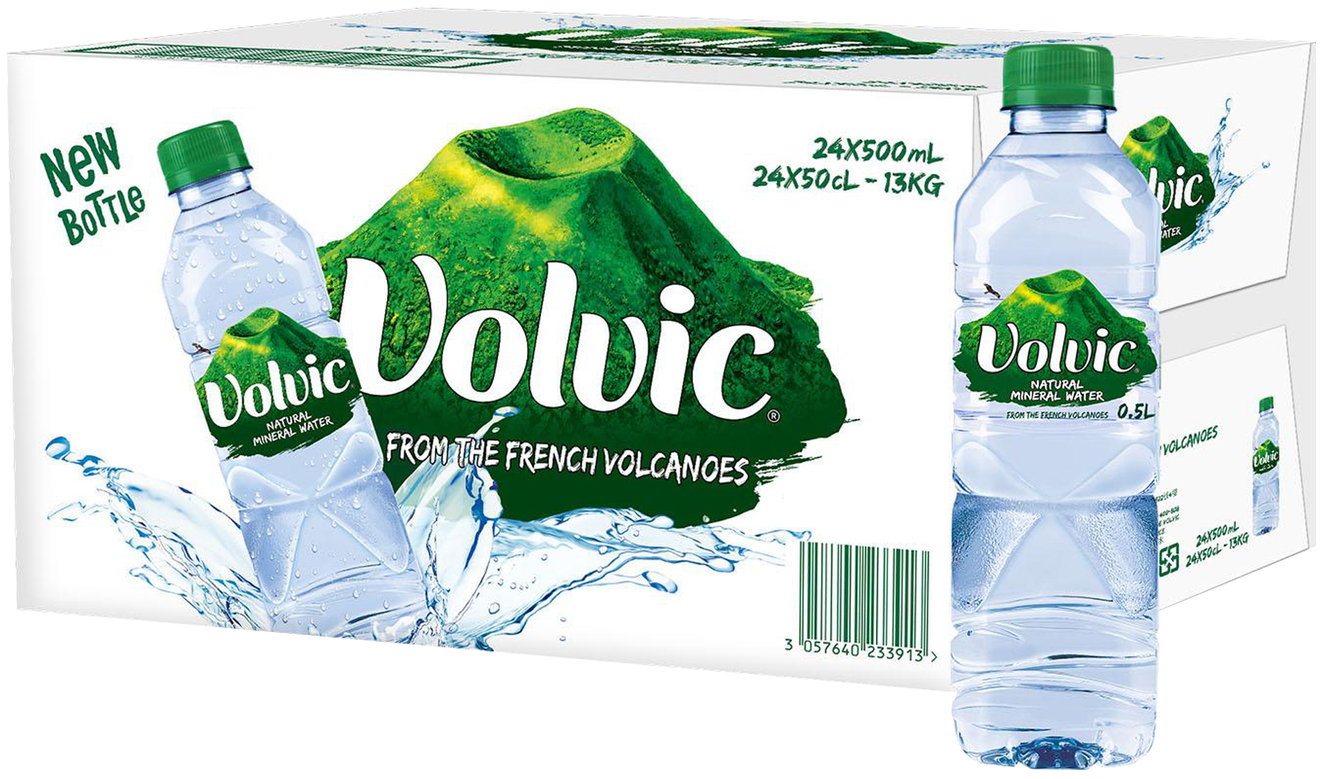 Вода минеральная Volvic (Вольвик) 24 шт по 0,5 л без газа