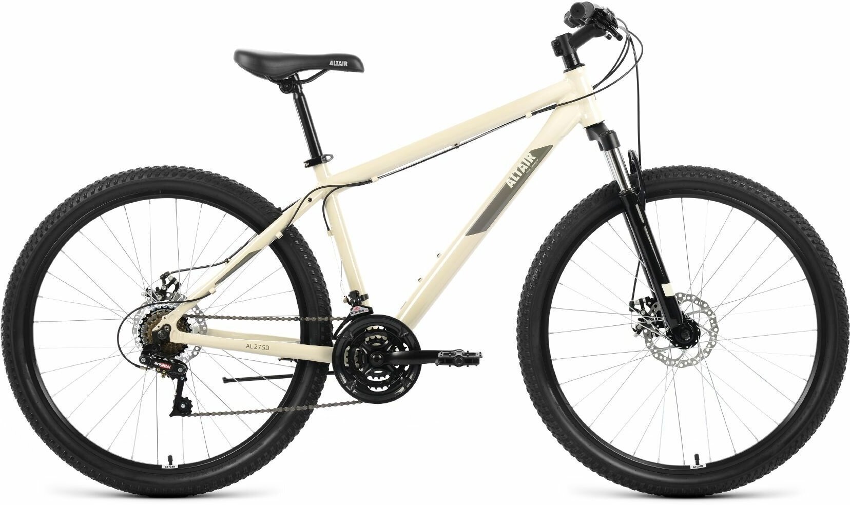 Велосипед ALTAIR AL 27,5 D (27,5" 21 ск. рост. 15") 2022, серый, RBK22AL27224