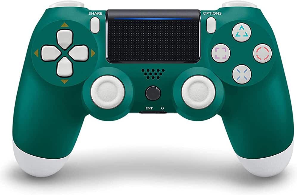 Беспроводной геймпад для PlayStation 4, модель Alpine Green V2. Джойстик совместимый с PS4, PC и Mac, Apple, Android