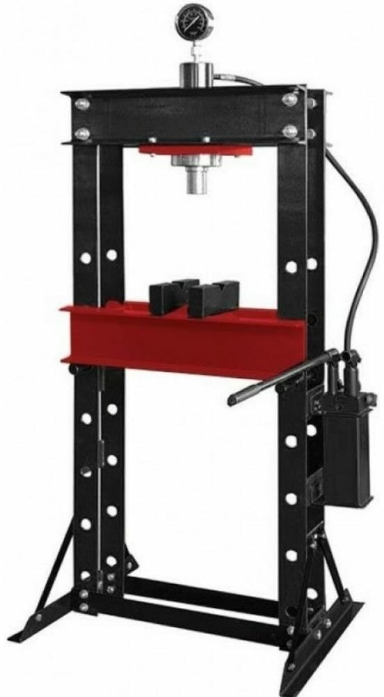 Пресс Гидравлический 20 Т С Манометром Напольный Рабочая Высота 0-1100 Мм Ход Штока 145 Мм FORSAGE арт. F-20001