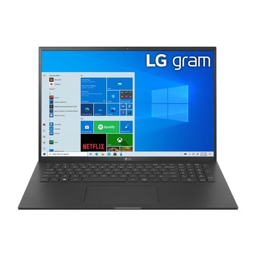 фото Ноутбук lg gram 16z90p-g (intel core i7 1165g7 2800 mhz/16"/2560x1600/16gb/512gb ssd/dvd нет/intel iris xe graphics/wi-fi/bluetooth/windows 10 home) 16z90p-g.ah75r, черный оникс