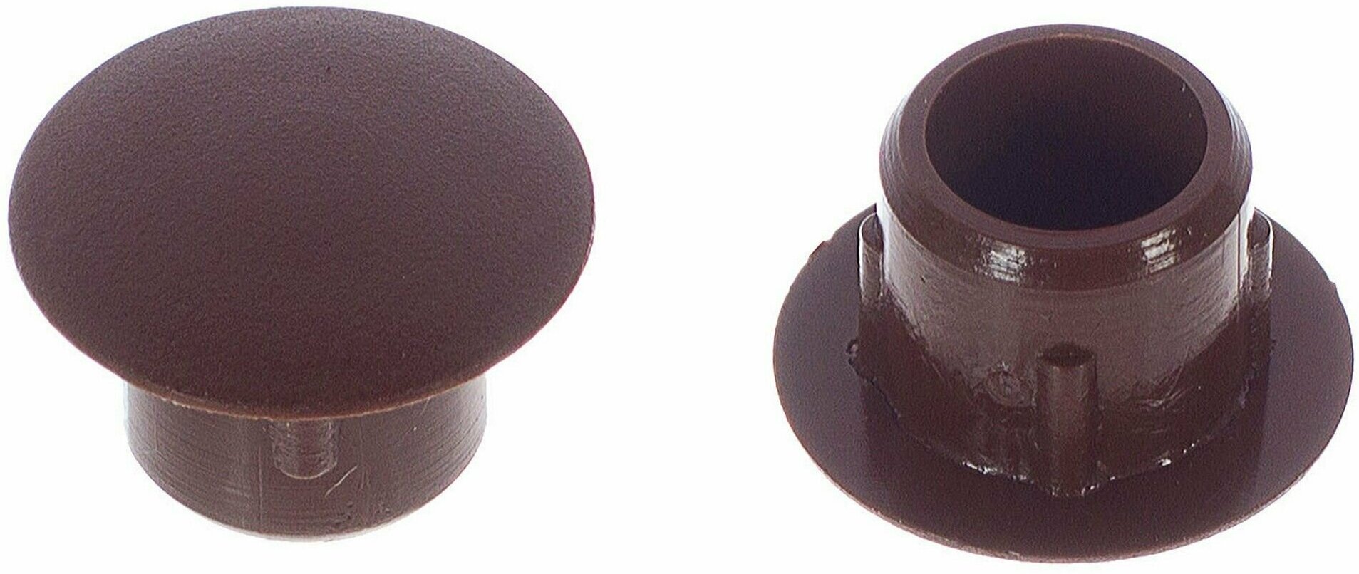 Заглушка на отверстие 10 мм полиэтилен цвет коричневый, 35 шт.
