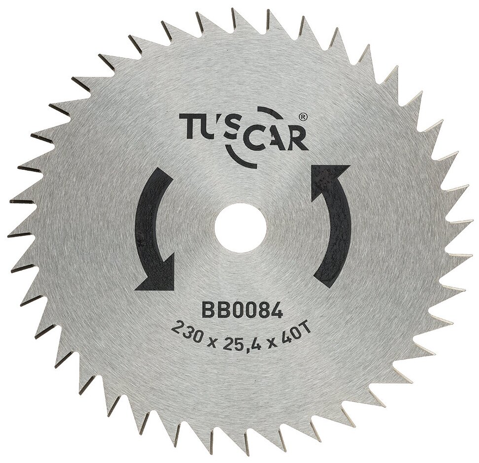 Нож для мотокосы TUSCAR BB0084, Premium, 230x25,4x40T, Saw, 1030084211-40-2 - фотография № 8