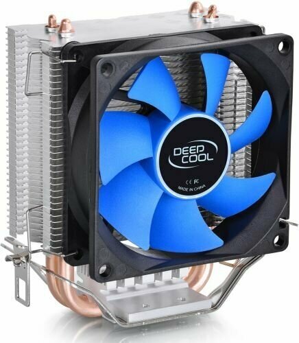 Кулер Deepcool ICEEDGE MINI FS V2.0 S775/1150/1155/1156/AM2/AM2+/AM3/AM3+/FM1/754/939/940 (Al+Cu,80x80x25 мм,2200rpm,28 CFM,25дБ,3-pin)