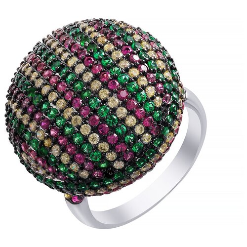 фото Element47 кольцо из серебра 925 пробы с кубическим цирконием br1775_001_wg, размер 18.25