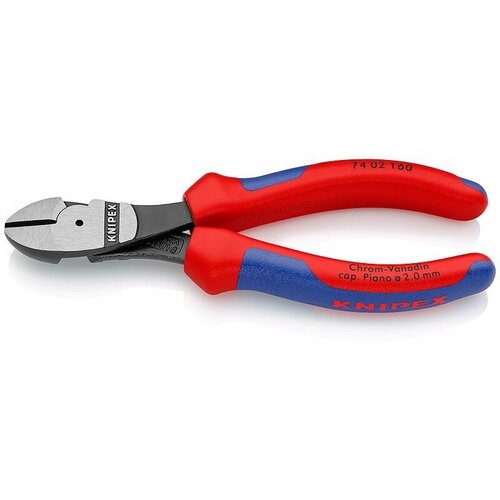 Бокорезы особо мощные, 160 мм, фосфатированные, 2-комп ручки Knipex