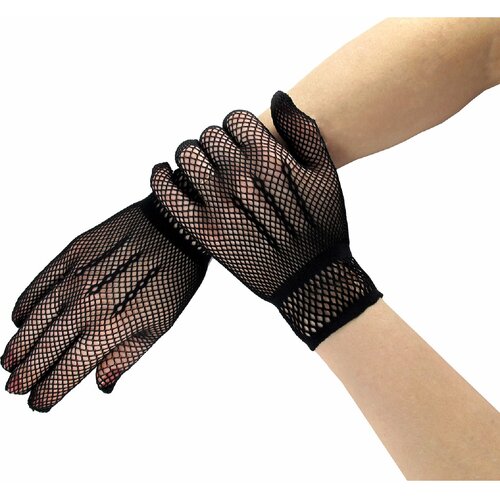 фото Перчатки сетка 17см черный виват