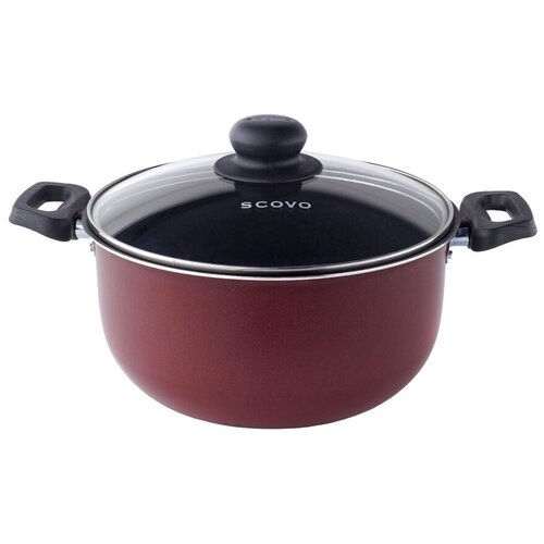 Кастрюля 20 см, 2,5 л + стеклянная крышка