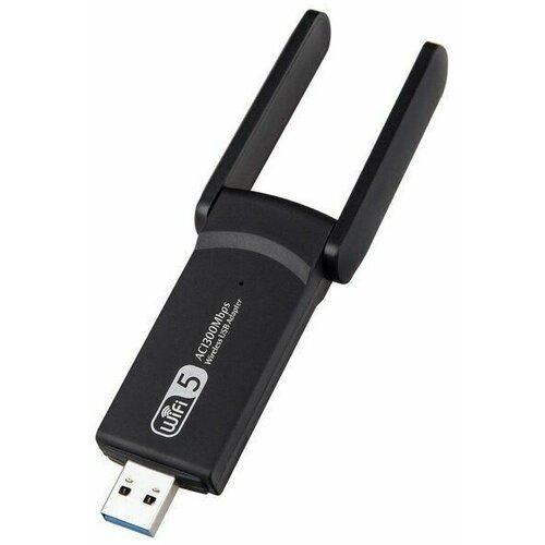 USB Wi-Fi модуль Dual Band Wi-Fi 5 AC1300 / Сетевая Карта Адаптер 2.4 и 5GHz 1300 Mbps адаптер wi fi 7265ngw dual band 2 4 5 ггц