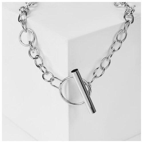 фото Queen fair колье цепь три кольца 5184699 50см