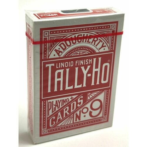 Карты Tally-Ho Fan back красные 780₽
