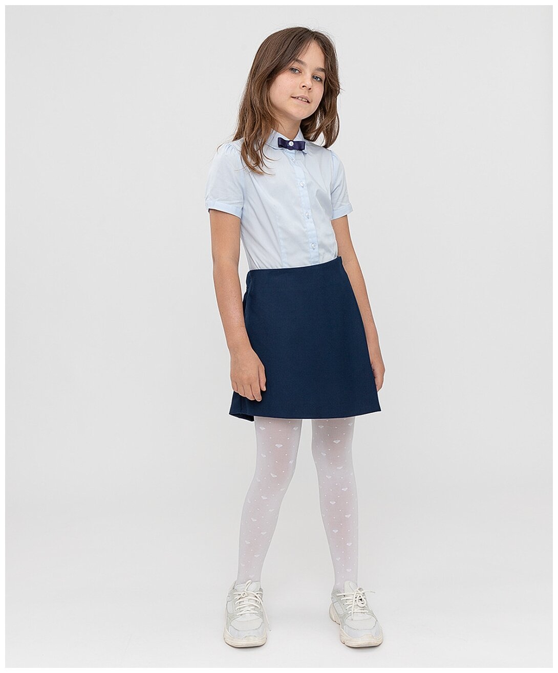 Школьная юбка-шорты Button Blue