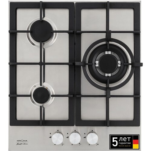 Газовая варочная поверхность Krona TORDO 45 нержавеющая сталь 1814000₽