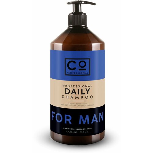 Шампунь для ежедневного применения CO PROFESSIONAL FOR MAN Daily Shampoo, 1000 мл
