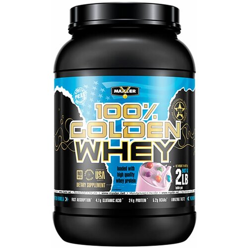 Maxler Golden Whey (908 гр.) Ванильное мороженое maxler ultra whey 750 гр ванильное мороженое