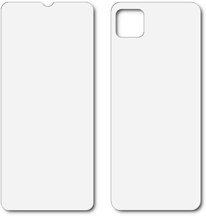 Гидрогелевая пленка LuxCase для Realme C25y 0.14mm Matte Front and Back 89780 - фото №8