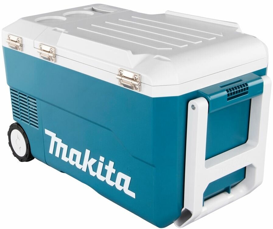 Холодильник Makita с подогревом, 20 л, 3 режима питания: Аккумулятор - 36В, DС - 12В, AC - 220В DCW180Z - фотография № 3
