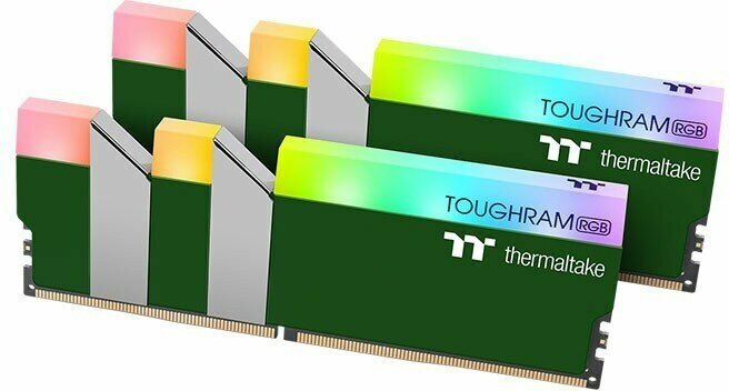 Оперативная память 16Gb DDR4 3600MHz Thermaltake TOUGHRAM RGB (2x8Gb KIT) (RG28D408GX2-3600C18A)