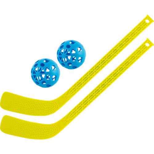 Набор для игры в хоккей с мячом, 2 клюшки и 2 мяча, Арт. 008639