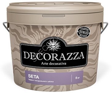 Декоративное покрытие Decorazza Seta с эффектом шелка 5 кг