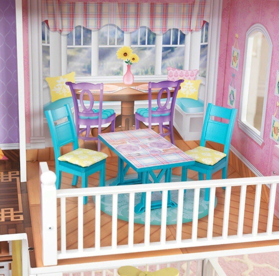 Дом KidKraft для классических кукол до 32 см Загородная усадьба с мебелью - фото №15