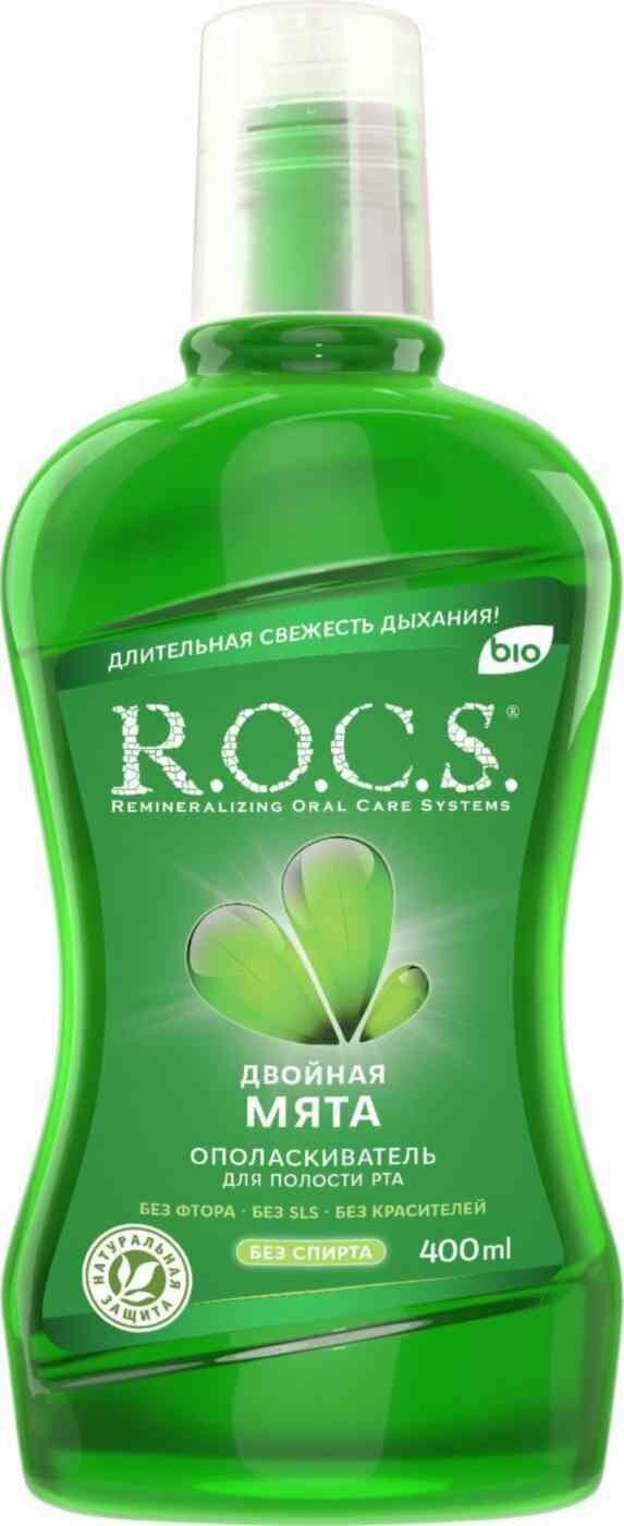 Ополаскиватель для полости рта R.O.C.S. Двойная мята 400 мл