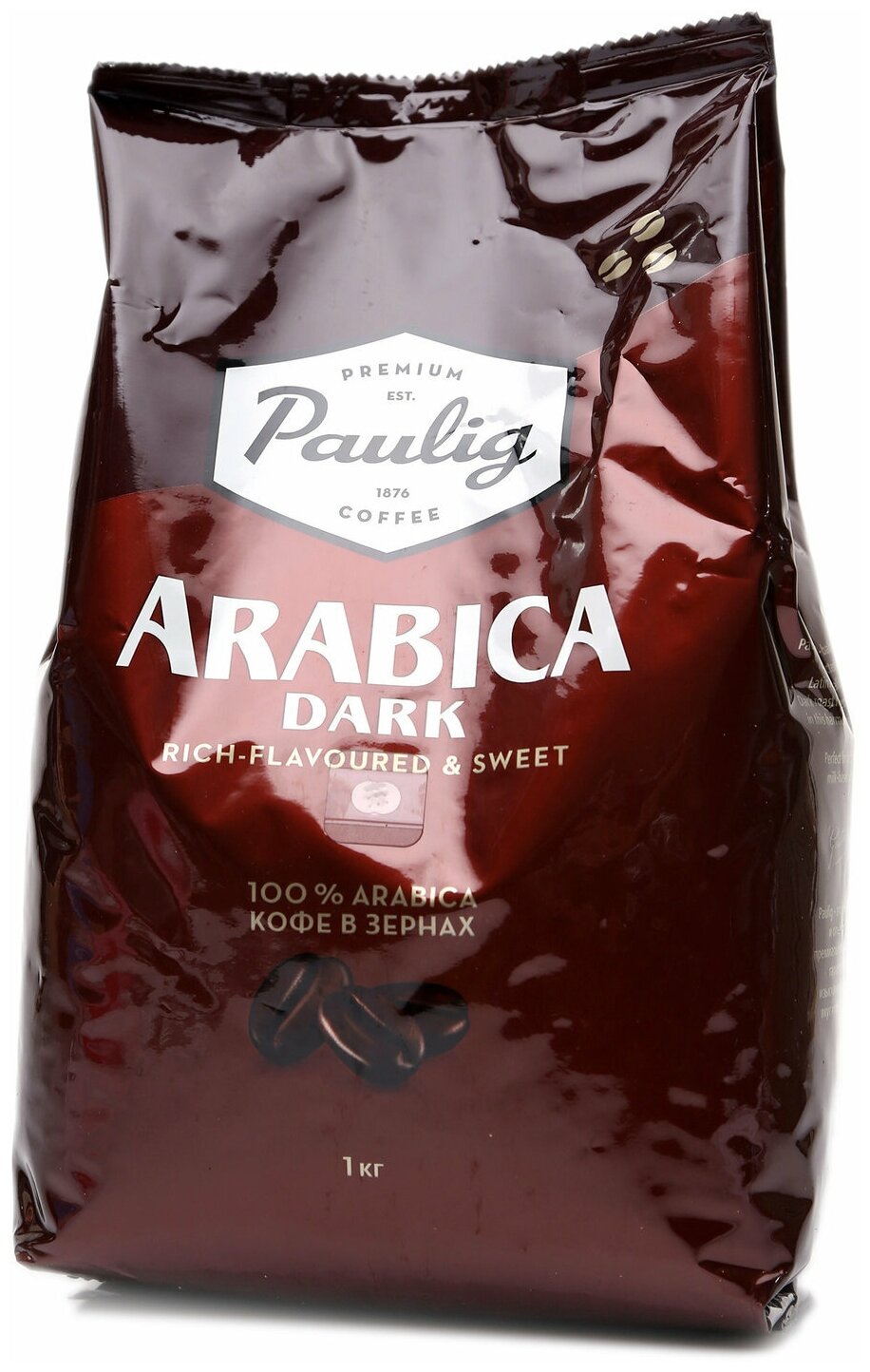 Кофе в зернах жареный Arabica Dark (Арабика Дарк) ТМ Paulig (Паулиг) - 1 шт