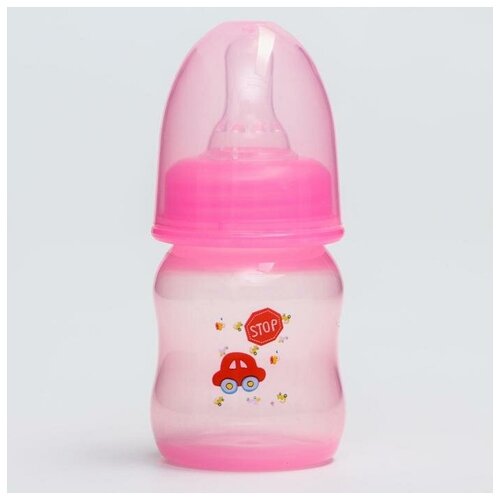 фото Бутылочка для кормления цветная, 60 мл, от 0 мес., цвета микс для девочки mikimarket