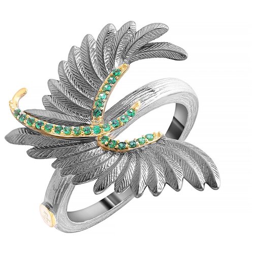 фото Element47 кольцо из серебра 925 пробы с кубическим цирконием yr01619_ko_001_bj, размер 18